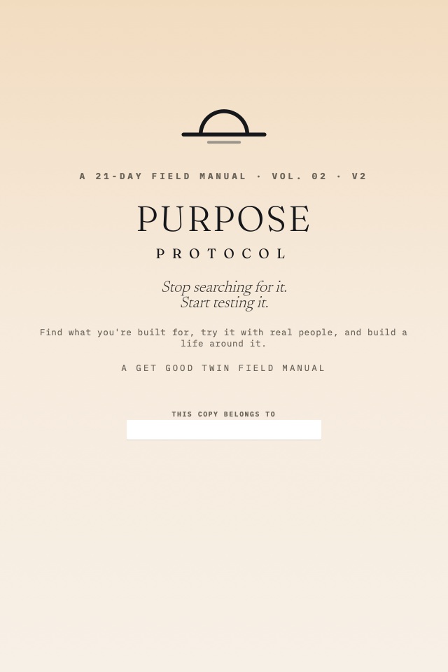 The Purpose Protocol cover