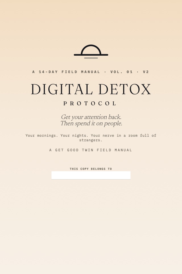The Digital Detox Protocol cover
