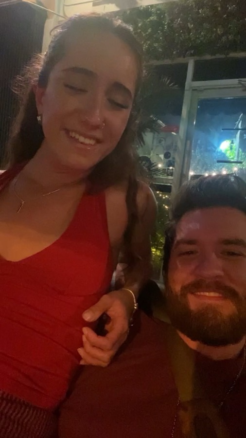 Matt and Laura on a night out